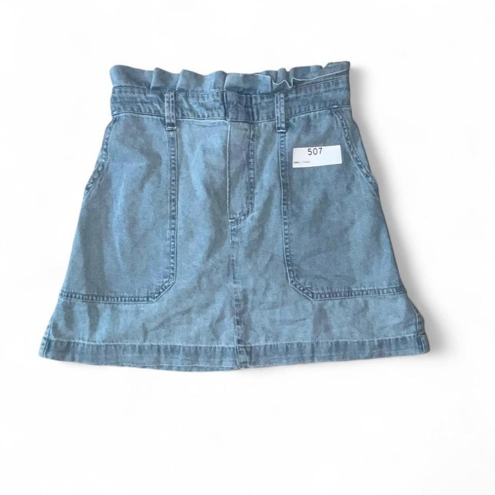 American Eagle NWT Paperbag Waist Denim Mini Skirt Women's XS